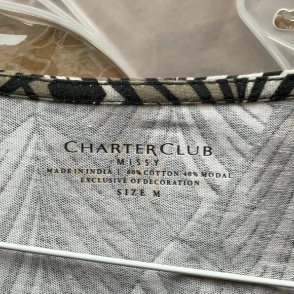 👁 Charter Club Embellished Dress with Knit Cardigan Size L 👁 - Picture 10 of 15